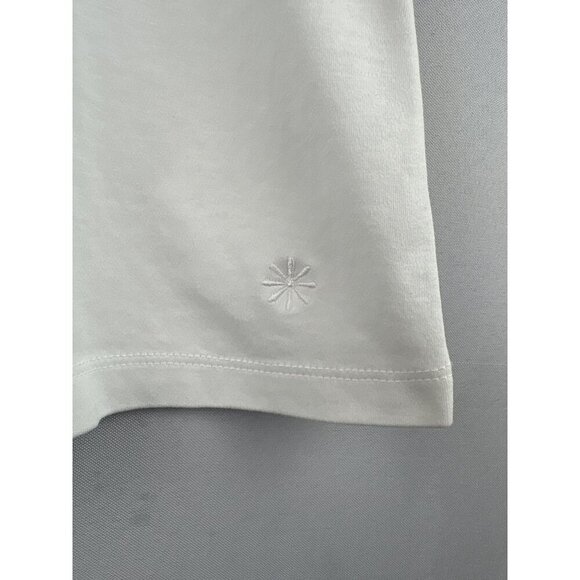 Isaac Mizrahi Live Womens White Cotton Tank Top M - Picture 3 of 6